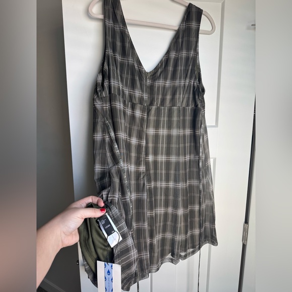 Cider Green plaid mini dress, NWT! - Picture 3 of 3